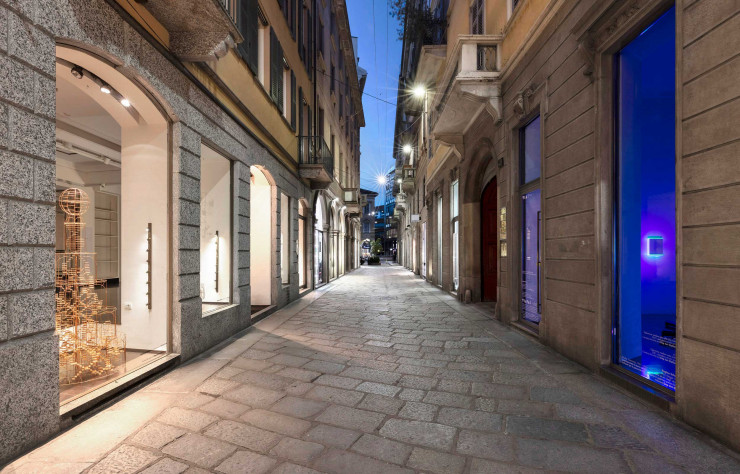 La Via della Spiga, l’équivalent milanais d’un mix rue et faubourg Saint-Honoré.