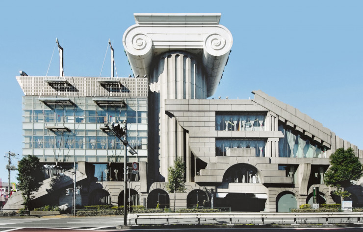 M2 Building de Kengo Kuma à Tokyo (1991).