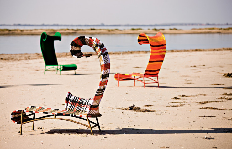 Version chaise longue, pour un confort total sur la plage…