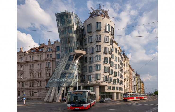 Les Dancing House de Vlado Milunić et Frank Gehry à Prague.