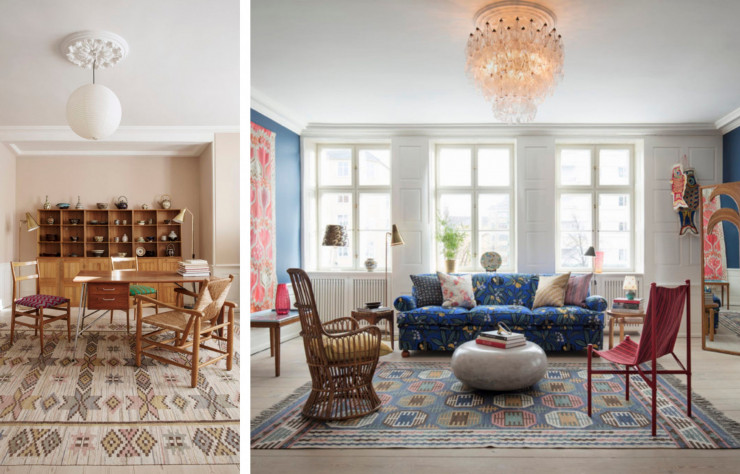Coloré et très chic, The Apartment a été aménagé par Tina Seidenfaden Busck, au cœur de Copenhague. Un lieu chaleureux oùelle mixe pièces vintage et contemporaines, art, design et artisanat.
