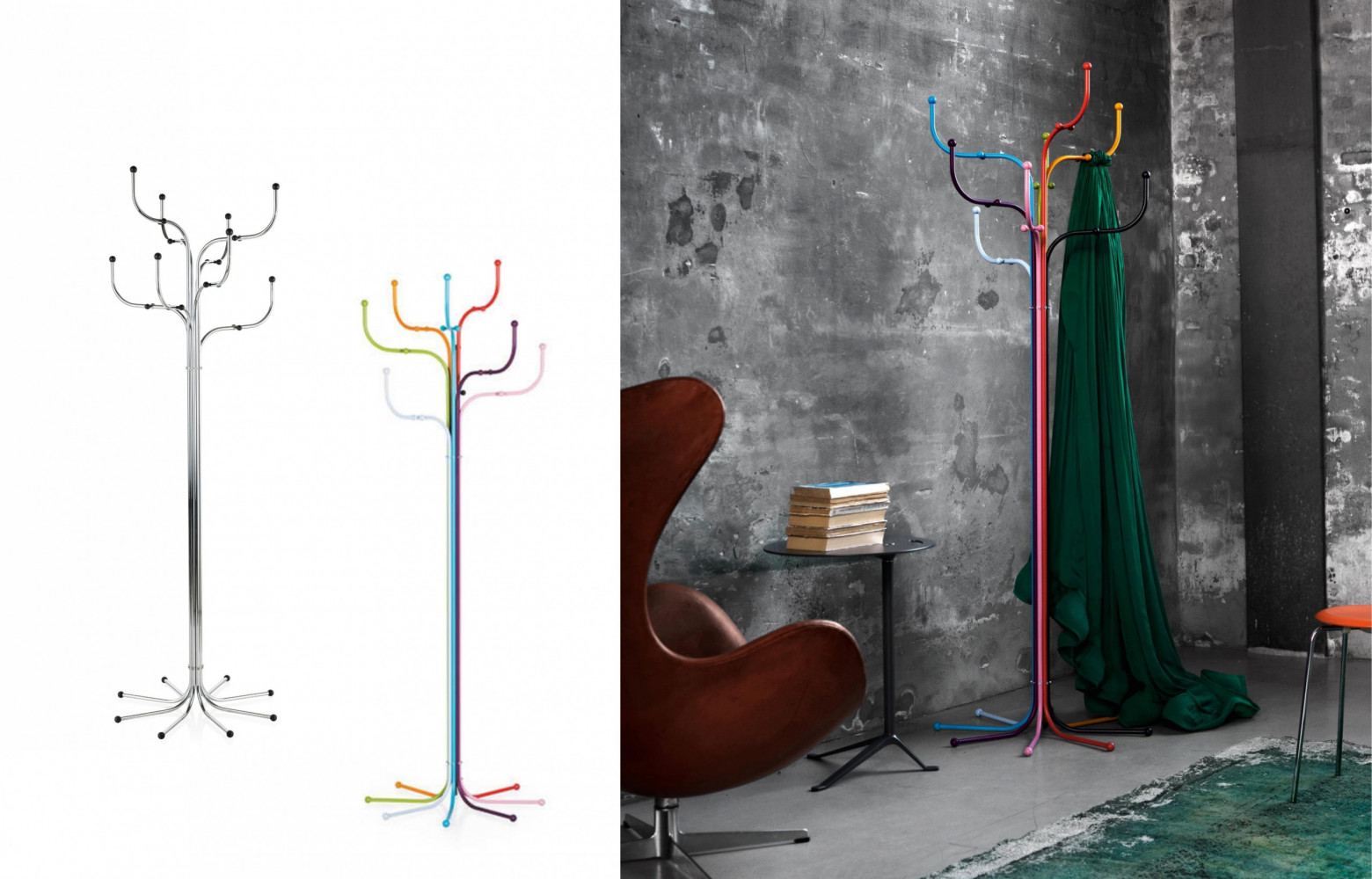 4/ Coat Tree, en acier, design Sidse Werner, 1 105 €. Fritz Hansen sur Silvera.fr