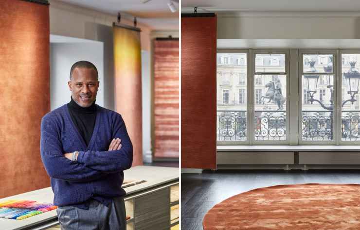 L’architecte américain Elliott Barnes a conçu la nouvelle adresse parisienne de l’éditeur de tapis Tai Ping.