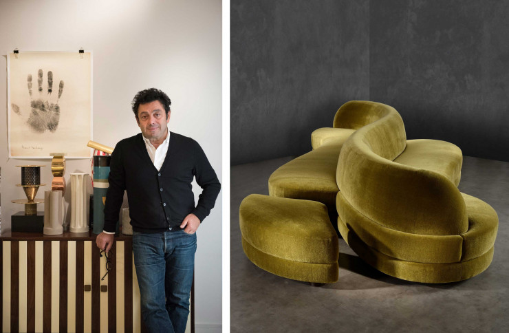 L’architecte d’intérieur Charles Zana vend son sofa Julie par l’intermédiaire du site Internet The Invisible Collection. Pas si invisible que ça, semble-t-il…
