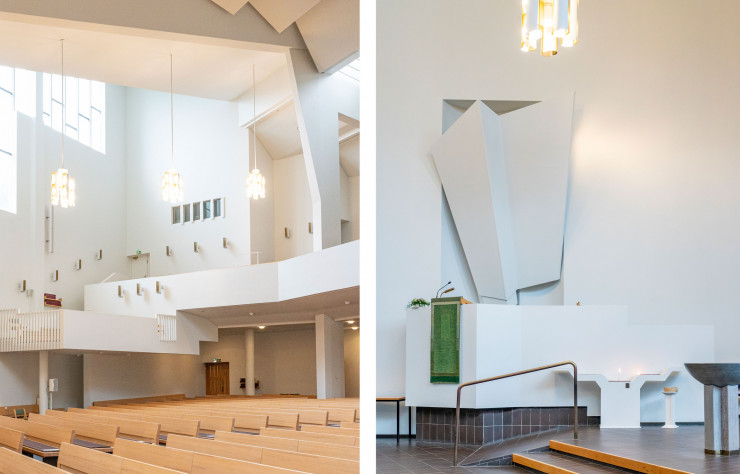 L'église Ristinkirkko, signée Alvar Aalto, vaut absolument le détour, Lahti 2021 - IDEAT
