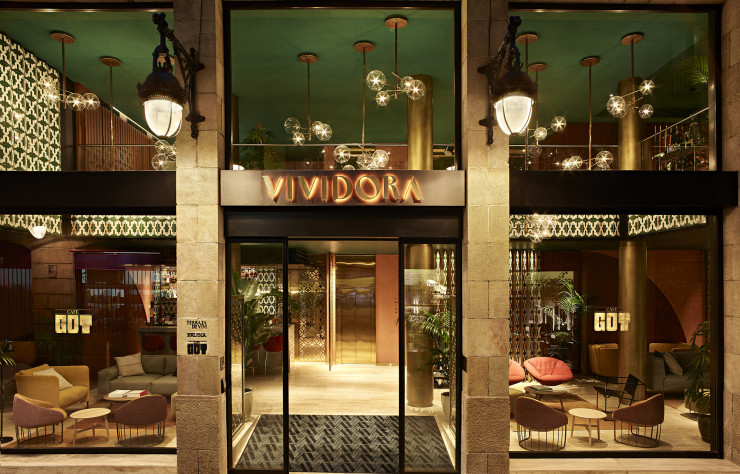 Le Kimpton Vividora, l’hôtel qui accueille nos 24 heures à Barcelone.