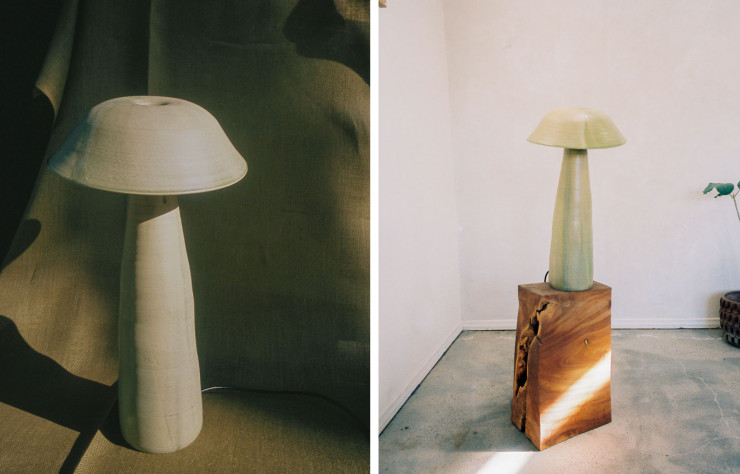 Lampe Mushroom par Nick Pourfard