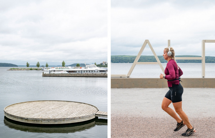 En 2021, Lahti a mis en place sur le port une signalétique pour célébrer sa distinction en tant que Green Capital.