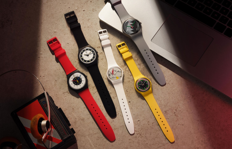 La montre Swatch est un objet qui se décline au fil des collections.