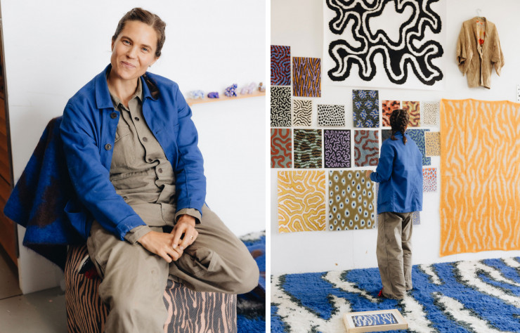 L’illustratrice suédoiseSiri Carlén, aussi popque nature, remet au goût du jour l’idée du tapis refuge.