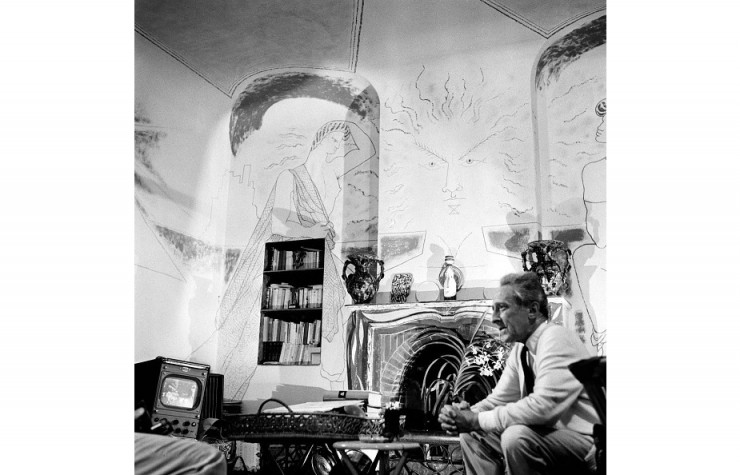 Jean Cocteau à la villa Santo Sospir.