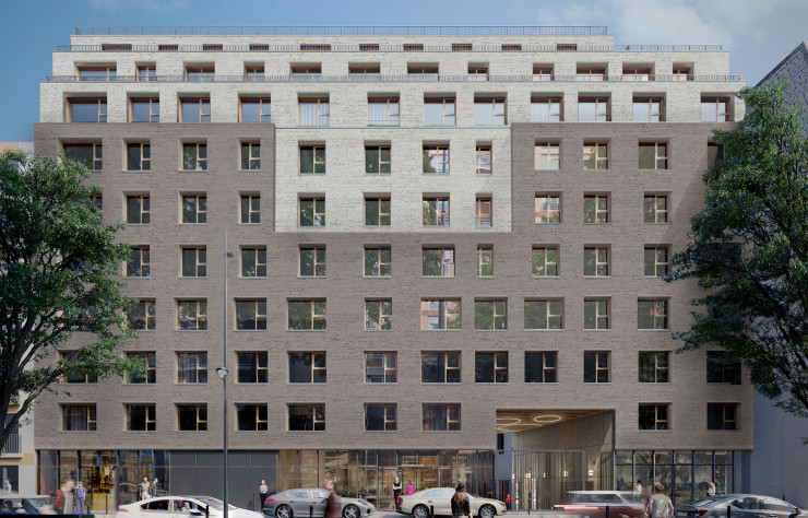 Condominium parisien d’une surface de 10 586 m2, construit en 2016.