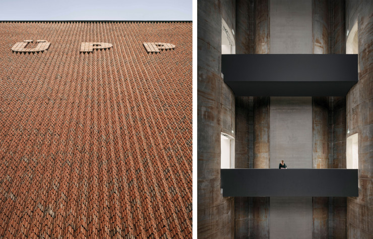 Pour l’extension du musée, l’agence Herzog & de Meuron a choisi les mêmes briques rouges que celles de l’édifice originel.
