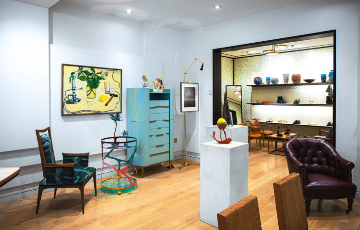 La boutique Paul Smith de Mayfair mêle mode, mobilier design et œuvres d’art.