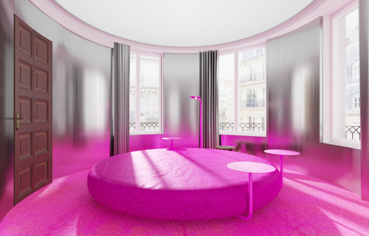 Le projet «Chambre 36» du designer Harry Nuriev investit l’une des chambres de l’hôtel Louisiane.