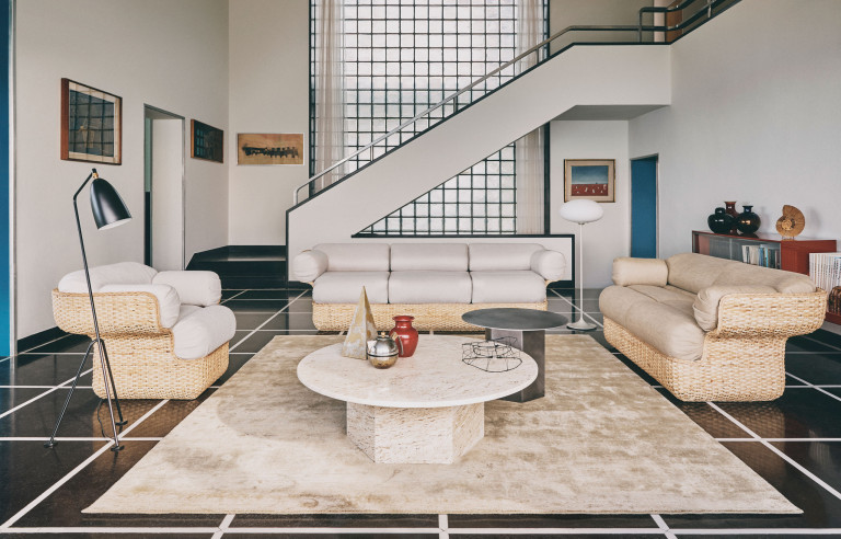 Gubi R dite Une Collection De Mobilier En Rotin De Joe Colombo IDEAT