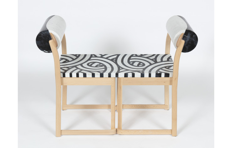 Jordane Saget a nommé sa version de la chaise Atelier « Le Dagobert ».