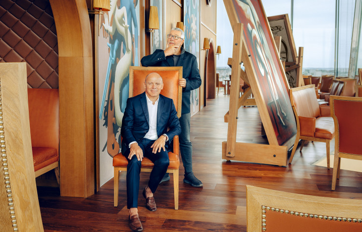 Laurent Taïeb et Philippe Starck.