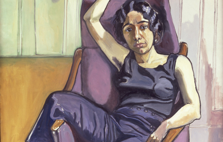 Marxist Girl, Irene Peslikis (1972), d’Alice Neel, huile sur toile, 150 x 105,5 cm. Daryl and Steven Roth.