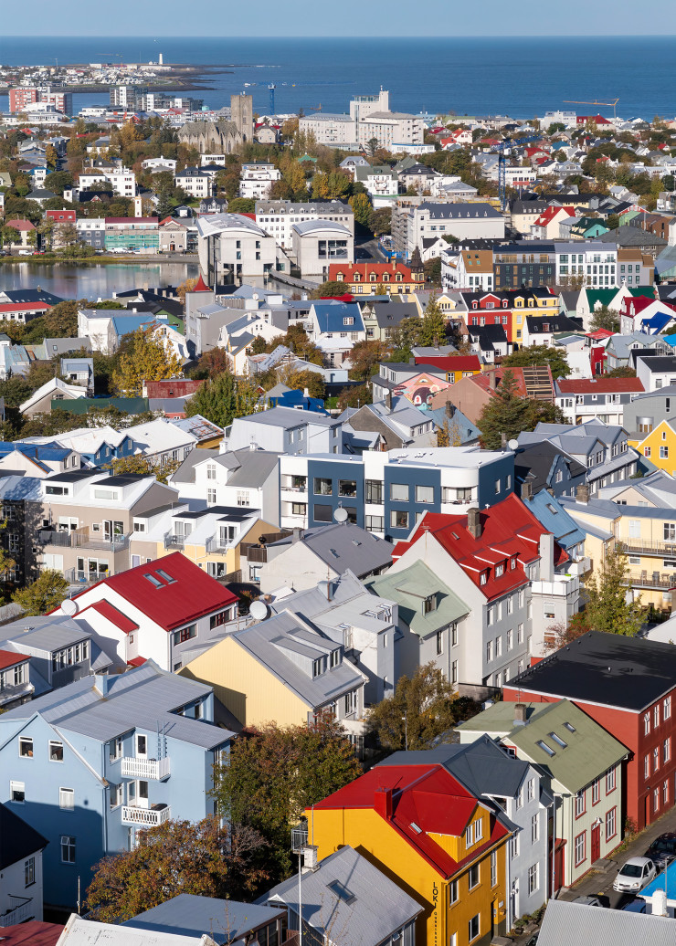Les maisons colorées peuplent le plus vieux quartier de la capitale.