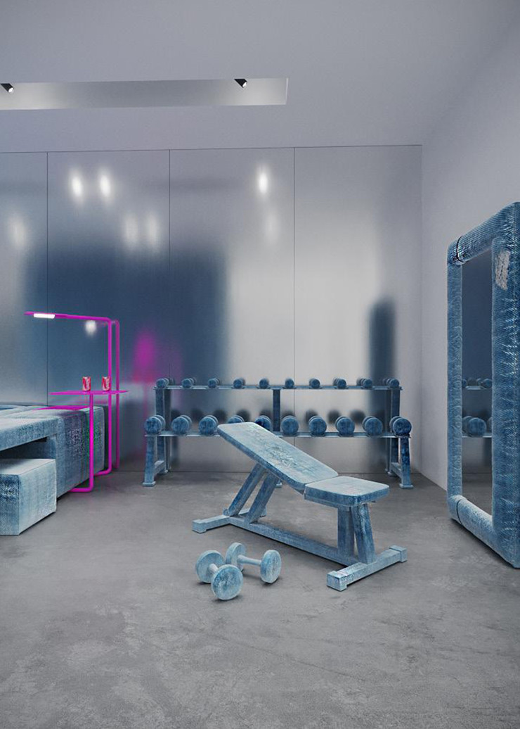 L’exposition « Denim » à la Carpenters Workshop Gallery présente le système d’assise modulaire de Harry Nuriev, inspiré par l’universelle étoffe.