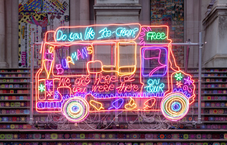 Ice Cream Van, de Chila Burman (2020).