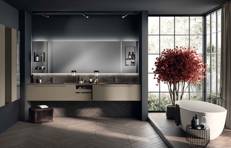 Les finitions variées de ce modèle permettent de sublimer le mobilier de la salle de bains, s’adaptant ainsi à tous les goûts et exigences.