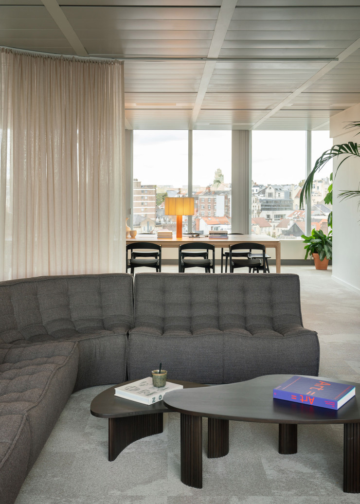 Les bureaux de Tribeca Partners par Sophie Thielemans à Bruxelles.
