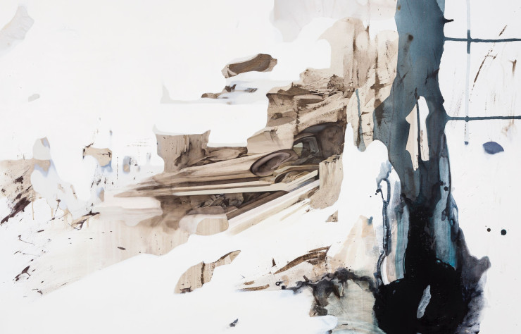 L’État de soif (2022), de Min Jung-Yeon, acrylique sur toile, 150 x 200 cm.