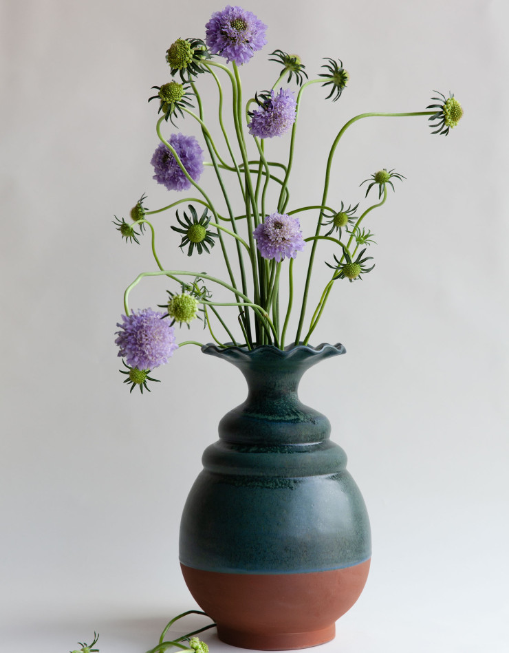 Vase en céramique fabriqué au Portugal