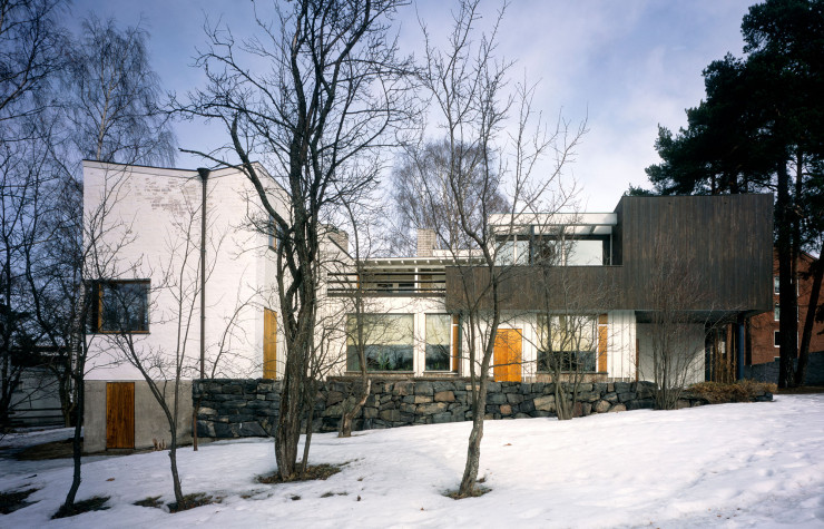 La Aalto House (1935-36) à Helsinki, l’hiver.