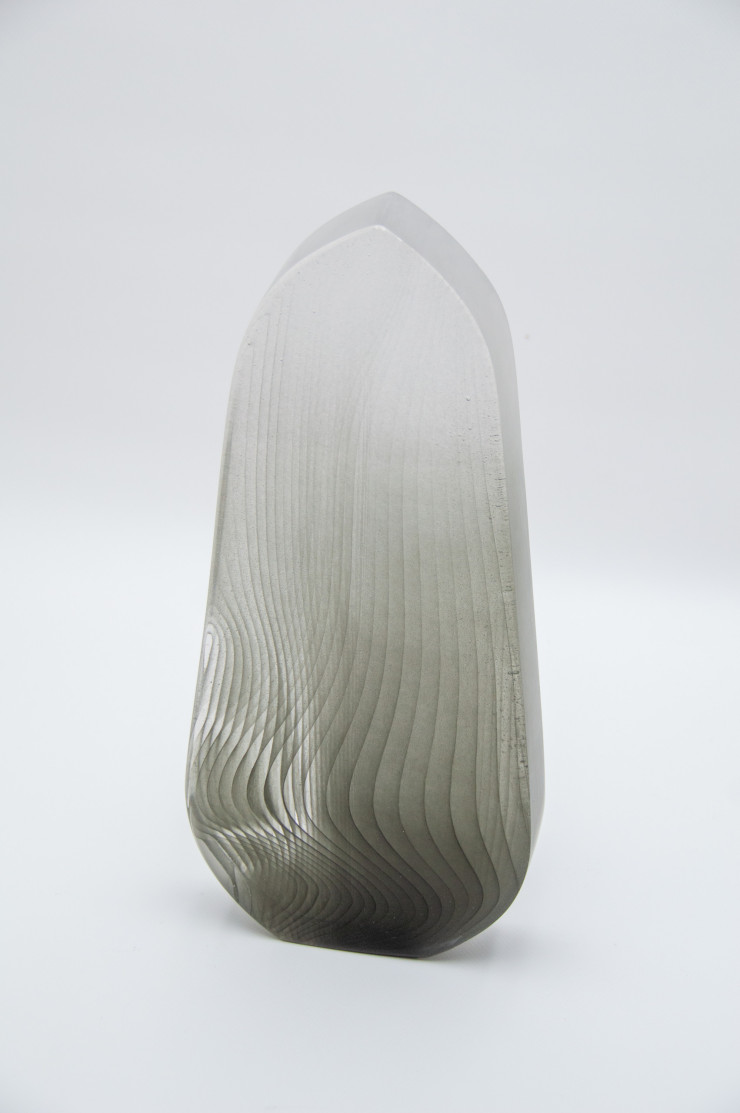 Sculpture en verre issue de la collection « Orogenèse » de Jonathan Ausseresse.