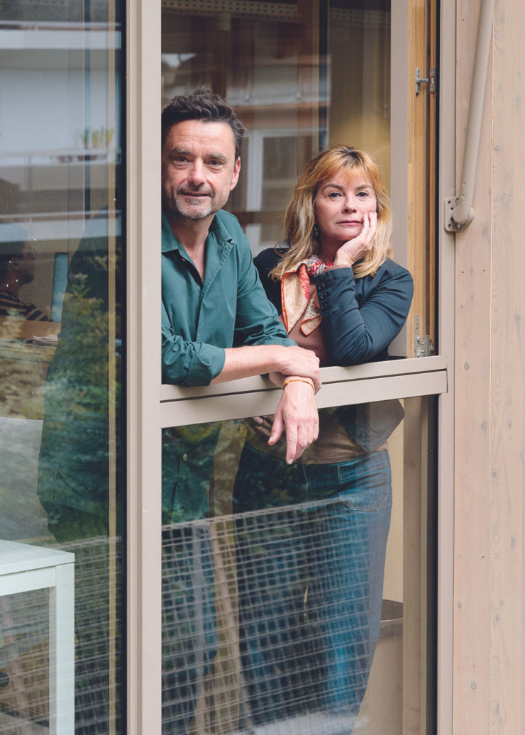 Philippe Croisier et Anne-Cécile Comar, architectes cofondateurs et associés de l’agence d’architecture et d’architecture intérieure Atelier du Pont.