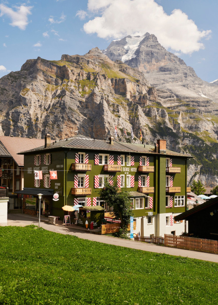 Drei Berge Hotel en Suisse.