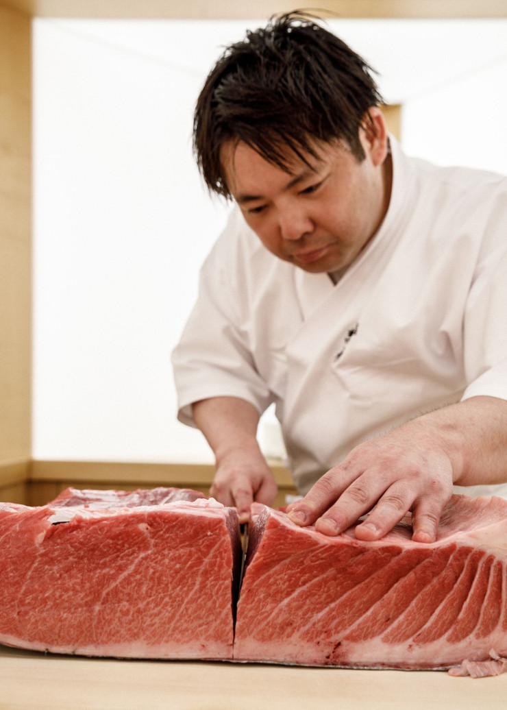 Le chef Tomoyuki Yoshinaga.