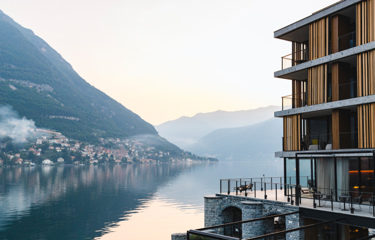 La vue sublime depuis l’hôtel Il Sereno Lago di Como. (c) Fin Bales