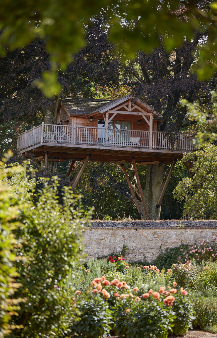 La cabane perché du cChâteau d’Audrieu