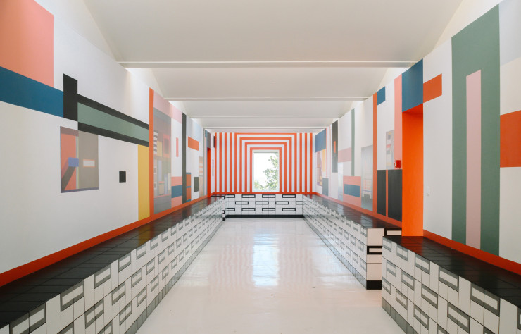 La mini exposition immersive de Nathalie du Pasquier à la Villa Noailles., à Hyères