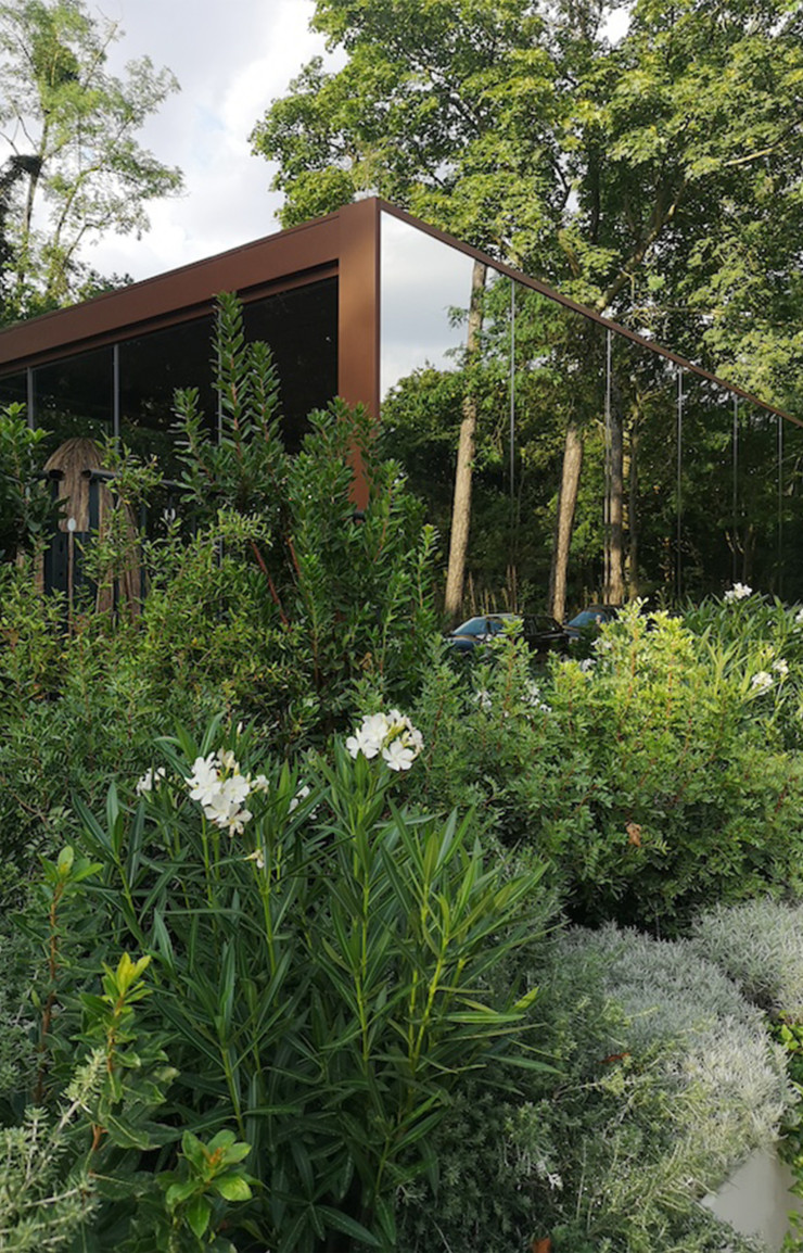 Vue du Pavillon d’accréditation de la Casa Italia Paris 2024. © CONI