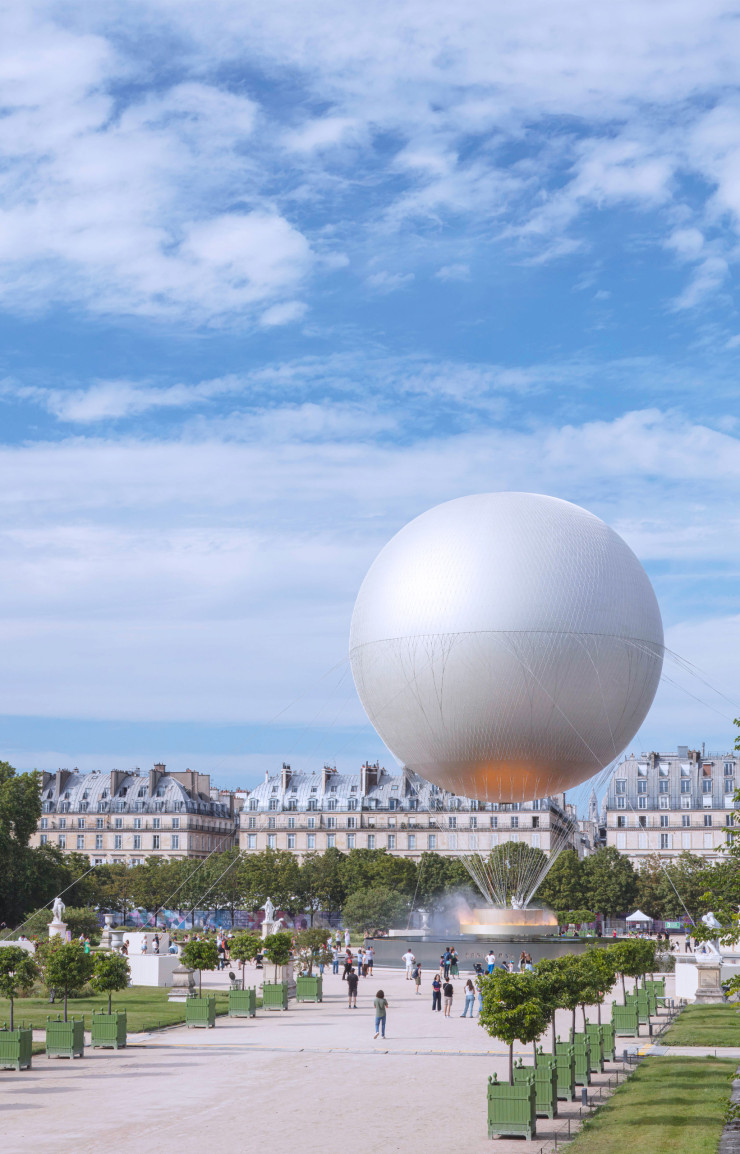 La vasque Olympique de Paris 2024, un symbole signé Mathieu Lehanneur. © Felipe Ribon