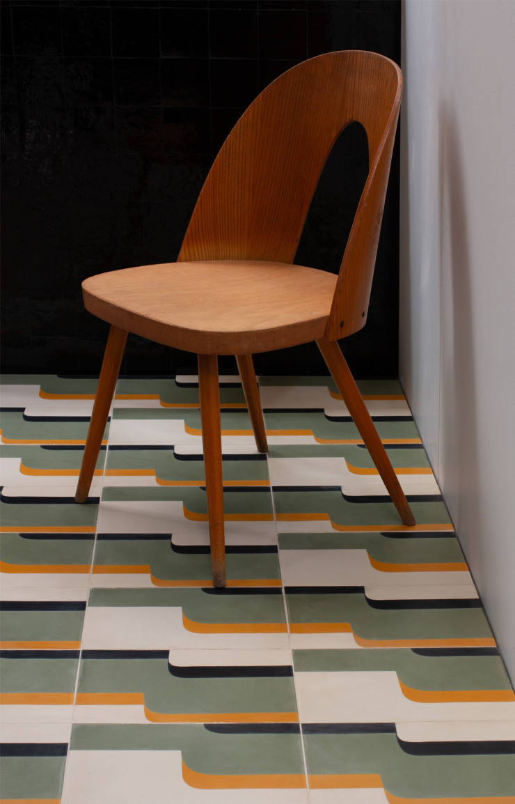 Carreaux Céleste en béton, prix sur demande. Popham Design x Mapoésie.