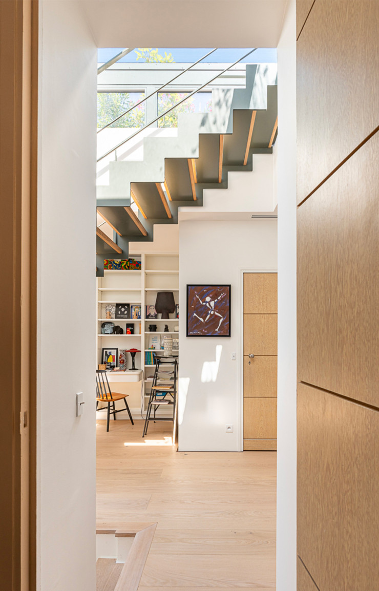 L’escalier cher à Jean Dubuffet a du être déplacé. © Guillaume Leblanc