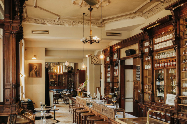 La salle du restaurant Ora.