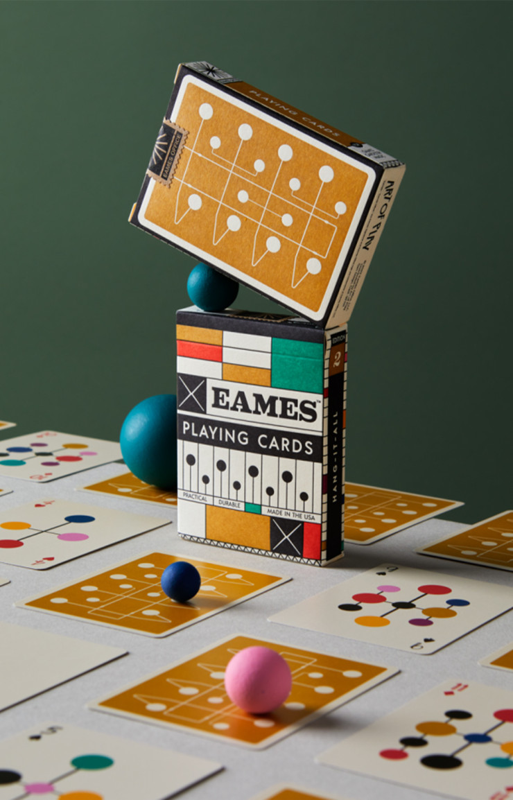 Cartes à jouer Eames « Hang it all »