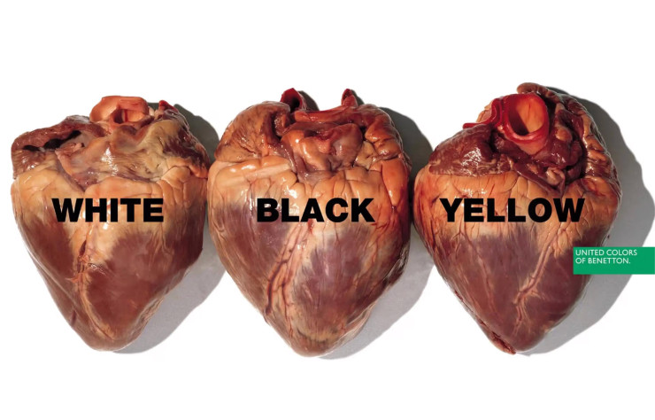 Campagne d’Oliviero Toscani pour Benetton (2011).