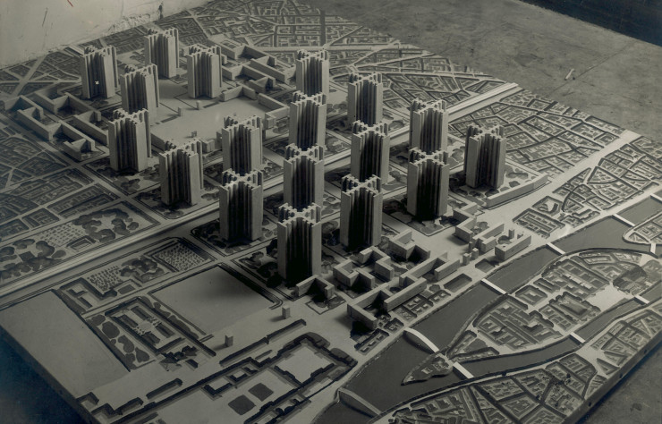 Maquette du Plan Voisin.