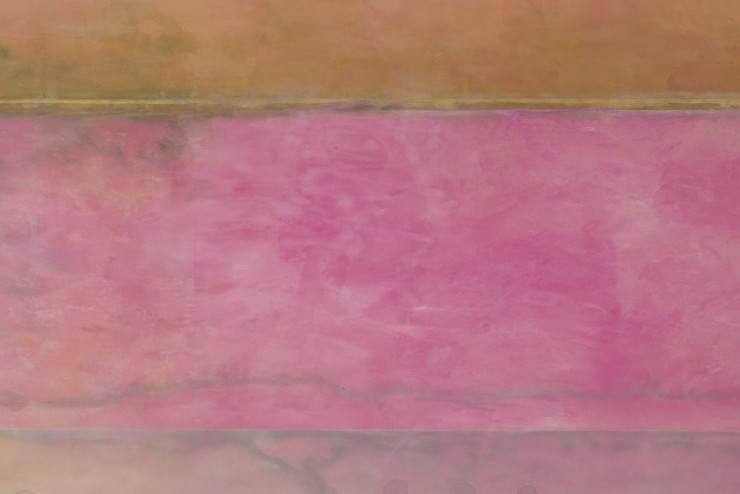 Frank Bowling, Hello Rosa New York, 1973.