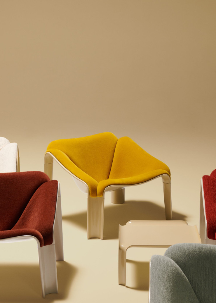 Ce fauteuil a vu le jour après deux années de recherches, de prototypages et de discussions avec la famille Paulin.