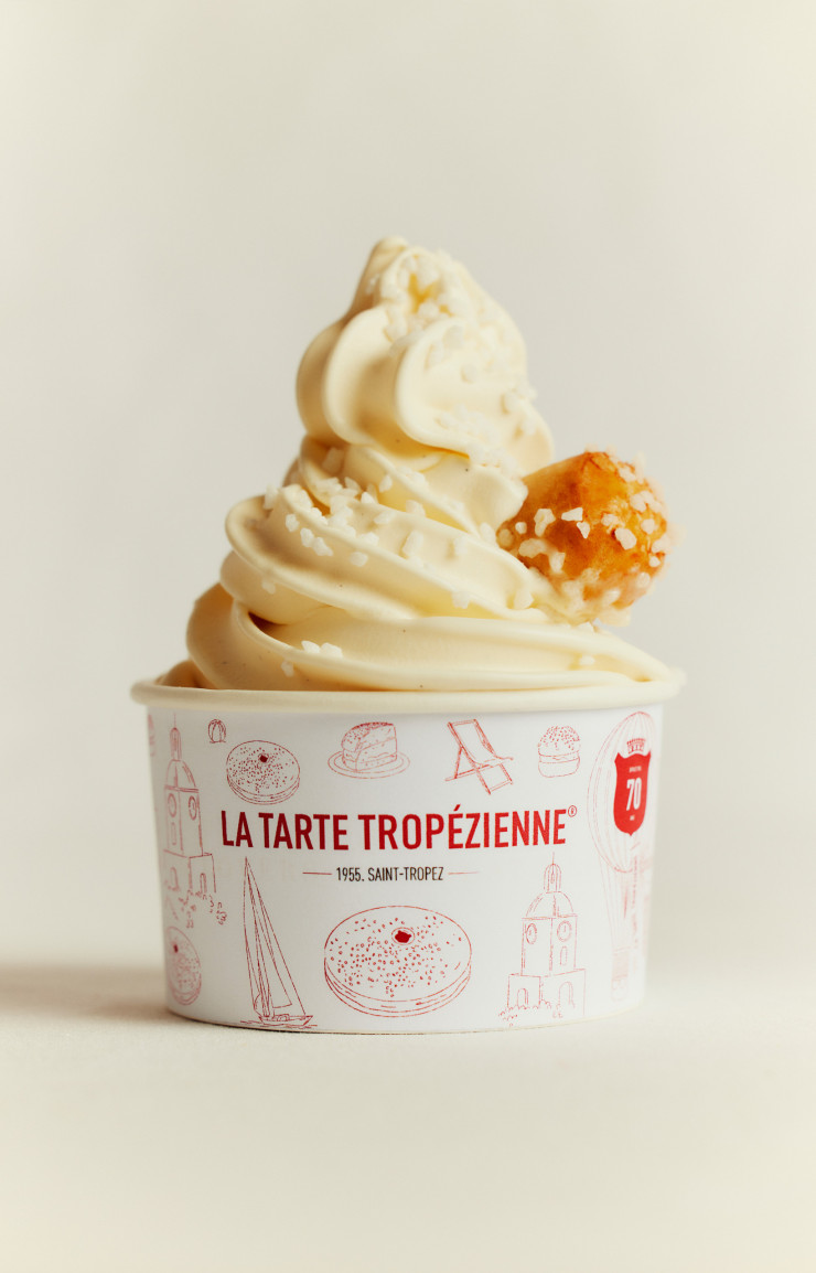 Pendant l’événement, la Tarte Tropézienne façon crème glacée fera son apparition…