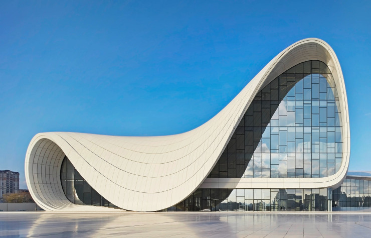 Le Centre culturel Heydar Aliyev, Baku, Azerbaïdjan, 2012, Zaha Hadid